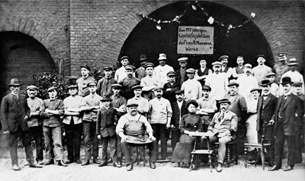 175-jähriges Firmenjubiläum der R. Moormann im Jahre 1912
